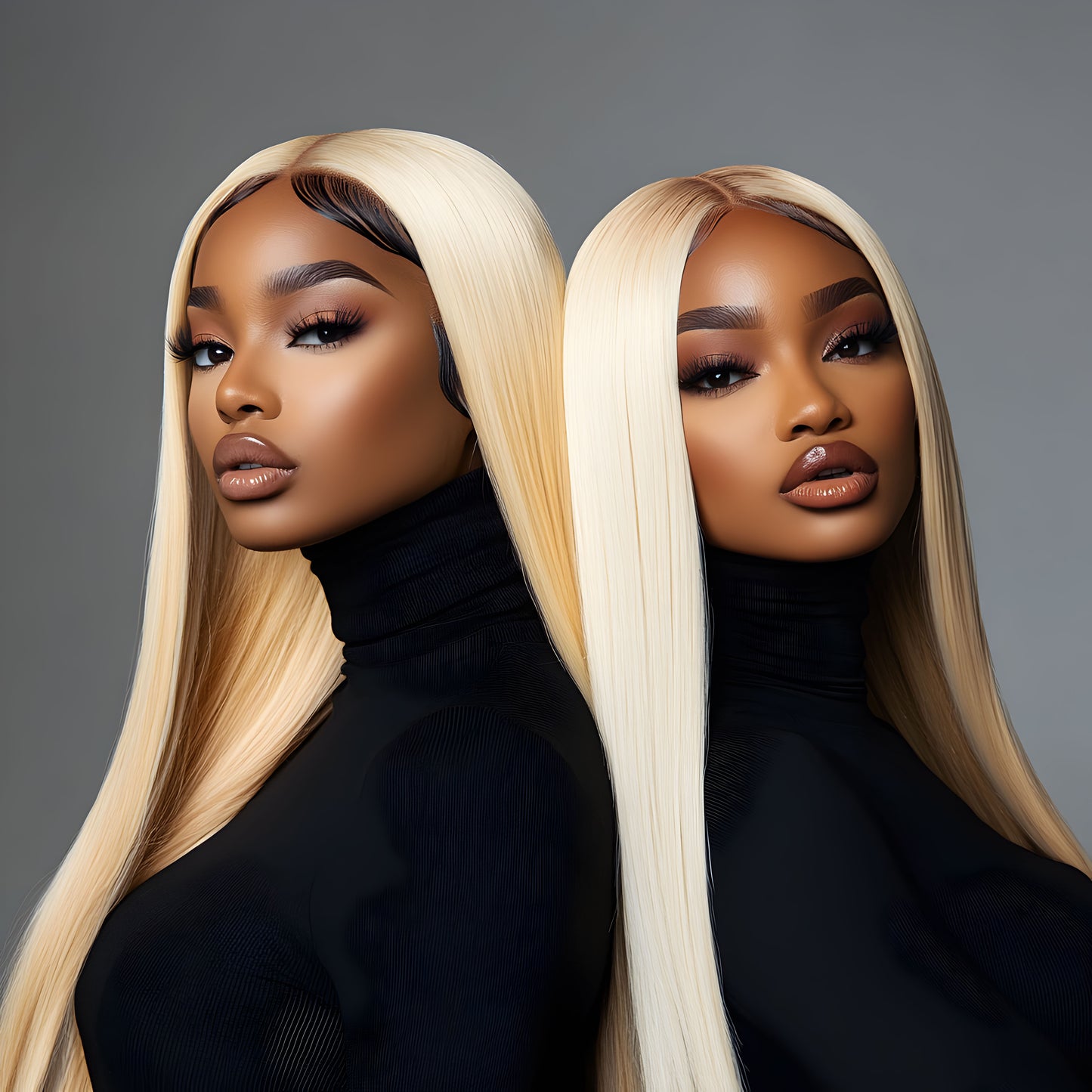 Blonde Bone Straight Glueless Wig